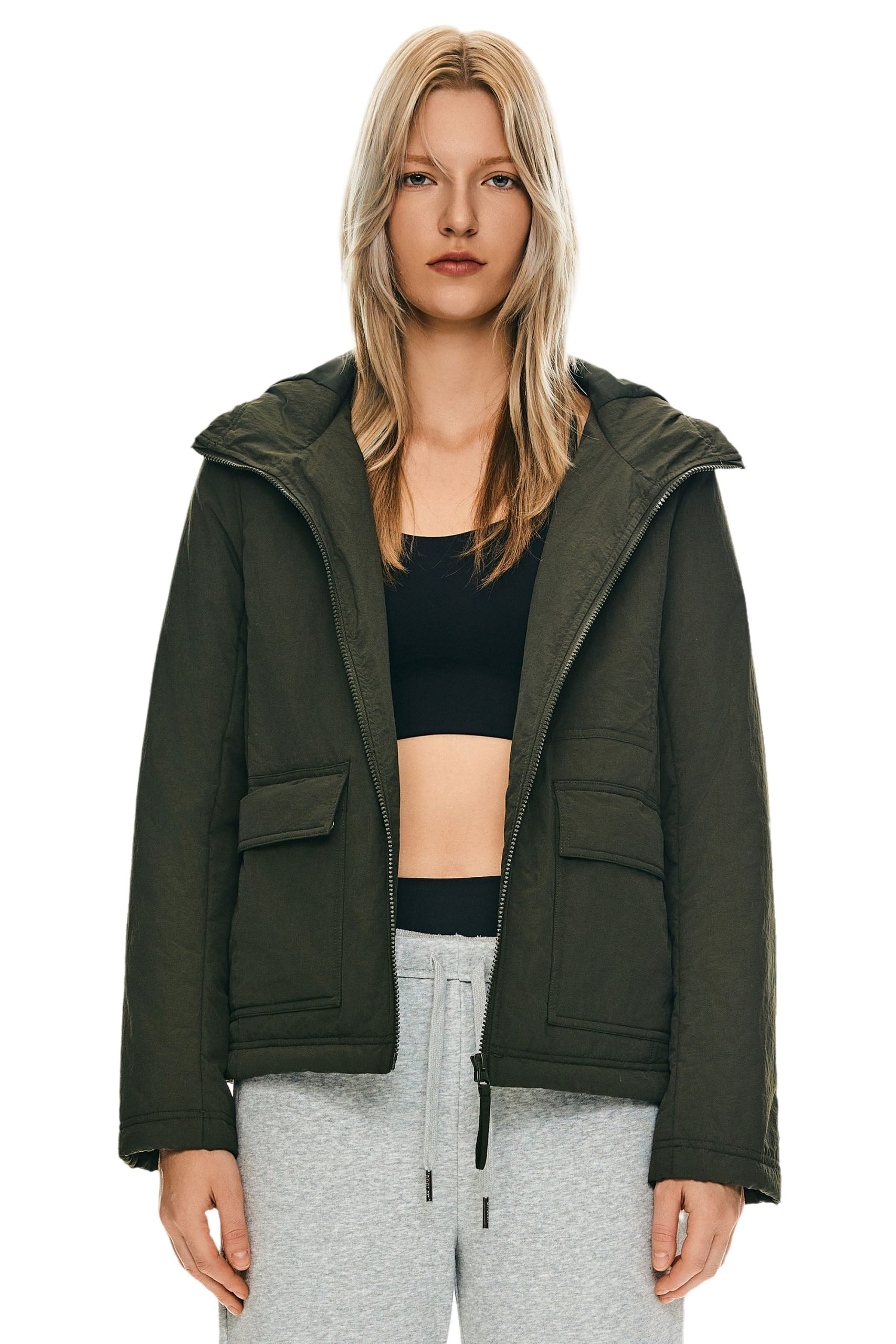 Hooded Lightweight Jacket Zip Up - Image 12