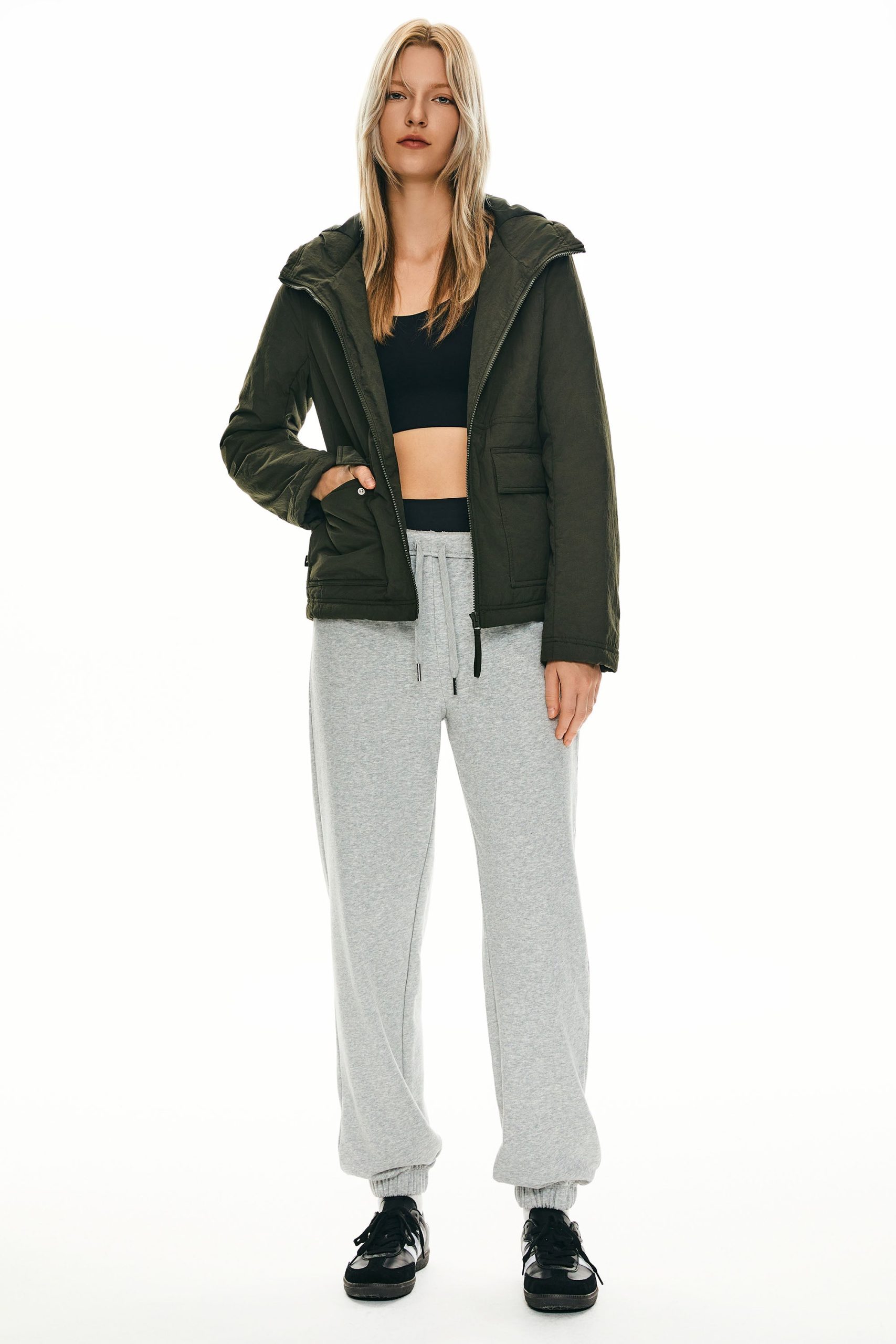 Hooded Lightweight Jacket Zip Up - Image 10
