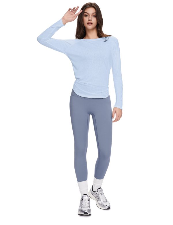 Workout Long Sleeve Tops Lightweight - UV Protection - Image 18