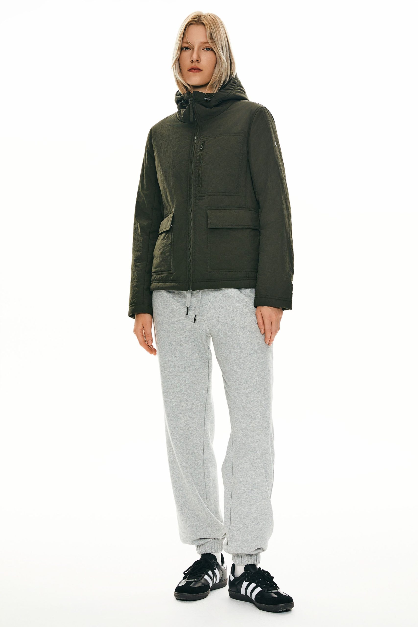 Hooded Lightweight Jacket Zip Up - Image 9