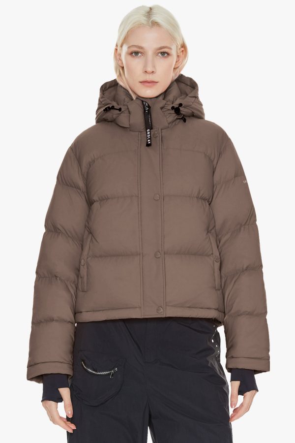 Aurora Cropped Thermal Down Puffer Jacket - Image 19