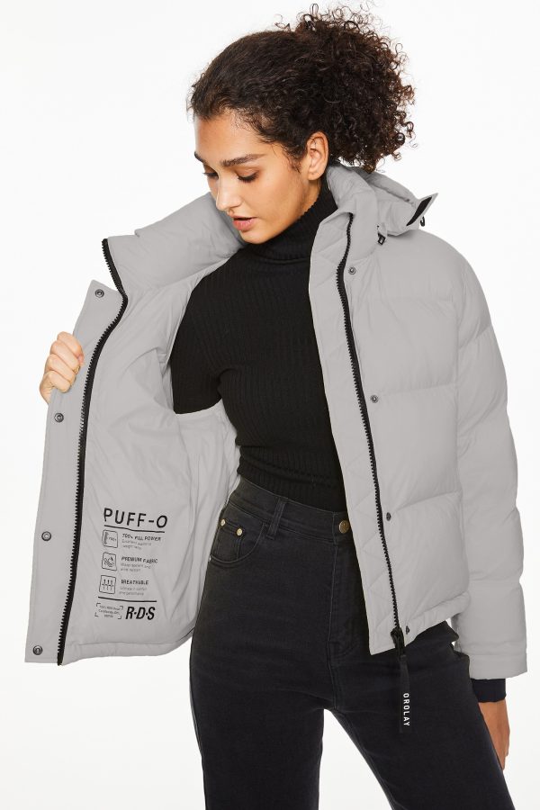 Aurora Cropped Thermal Down Puffer Jacket - Image 25