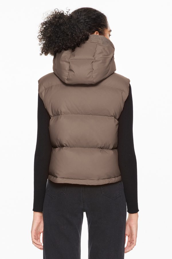 Aurora Hooded Down Puffer Vest - Image 19