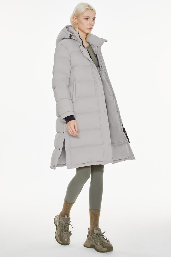 Aurora Long Detachable Hooded Down Jacket - Image 22