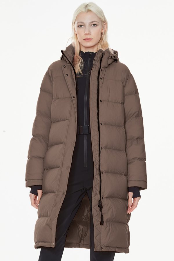 Aurora Long Detachable Hooded Down Jacket - Image 25