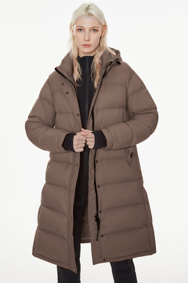 Aurora Long Detachable Hooded Down Jacket - Image 27