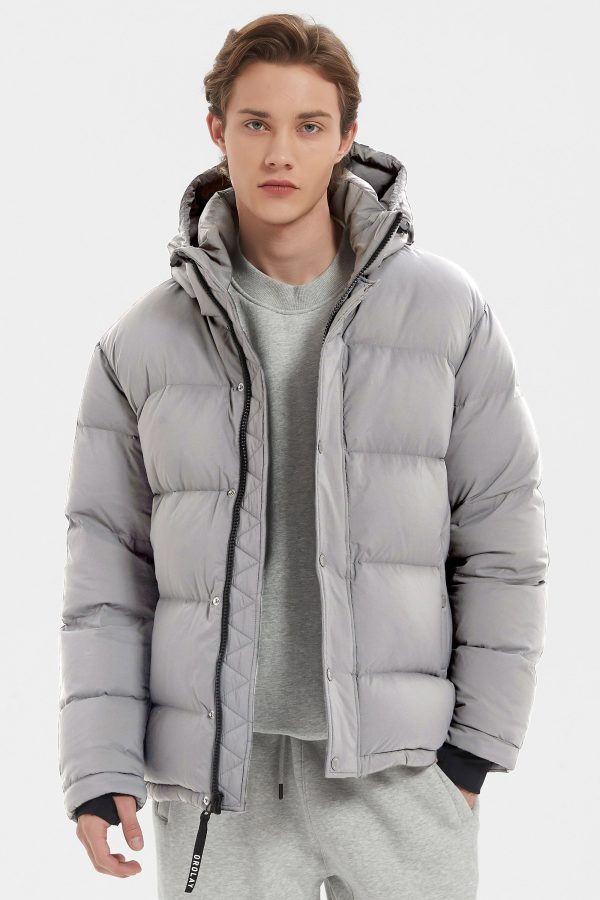 Aurora Mens Down Puffer with Detachable Hood - Image 15