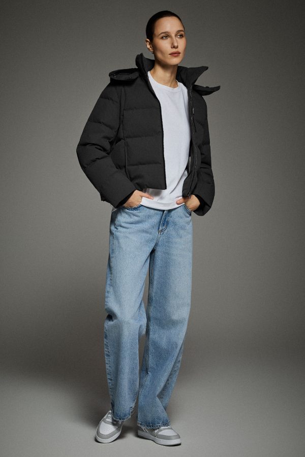 CityForm Short Detachable Hood Down Jacket - Image 12