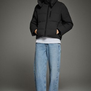CityForm Short Detachable Hood Down Jacket