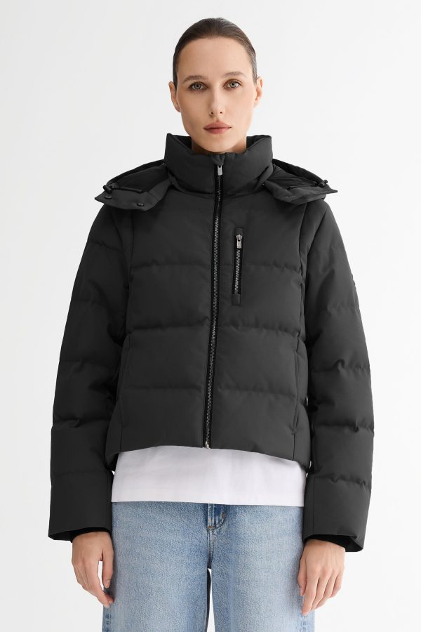 CityForm Short Detachable Hood Down Jacket - Image 2