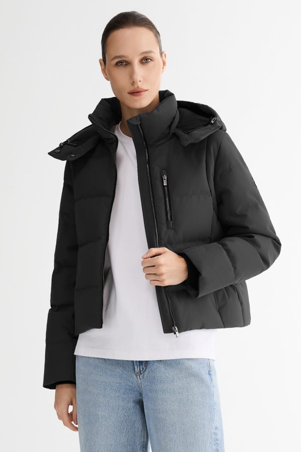 CityForm Short Detachable Hood Down Jacket - Image 7