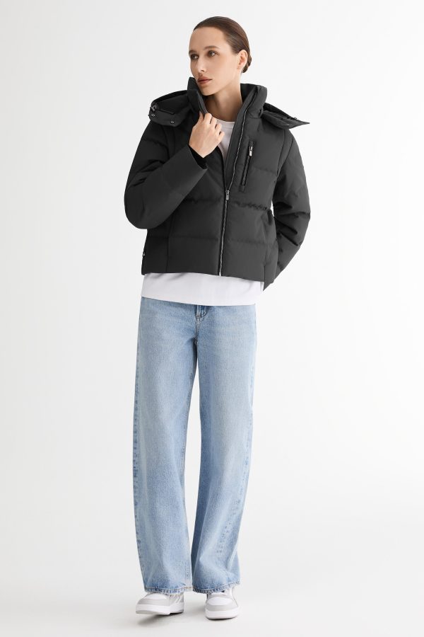 CityForm Short Detachable Hood Down Jacket - Image 4