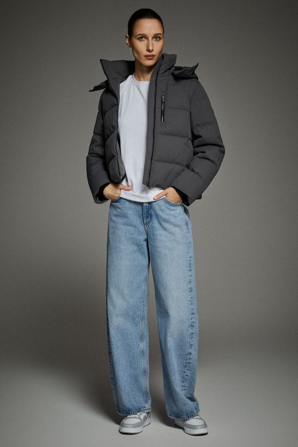 CityForm Short Detachable Hood Down Jacket - Image 36