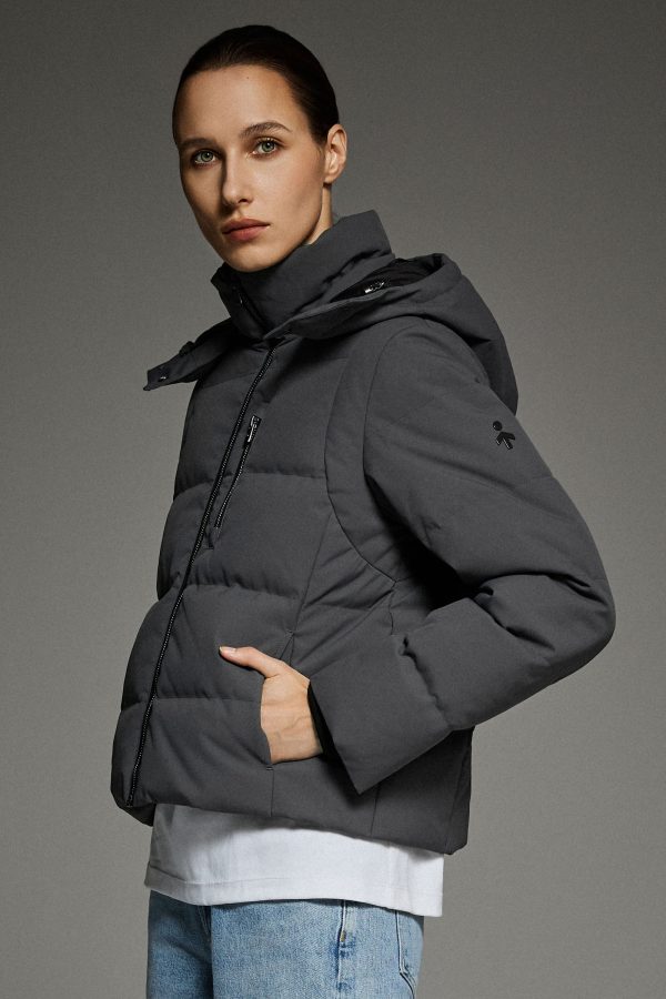 CityForm Short Detachable Hood Down Jacket - Image 35