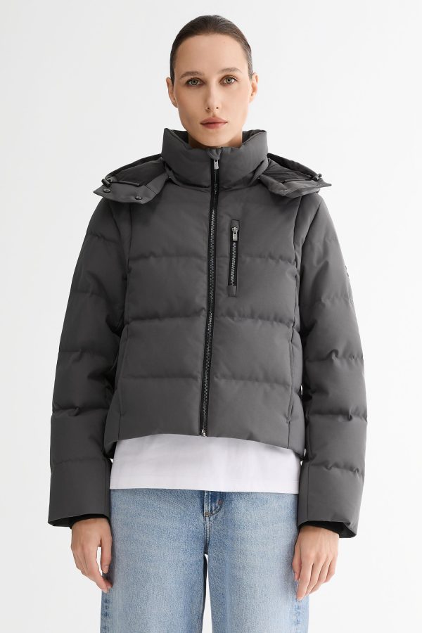 CityForm Short Detachable Hood Down Jacket - Image 30