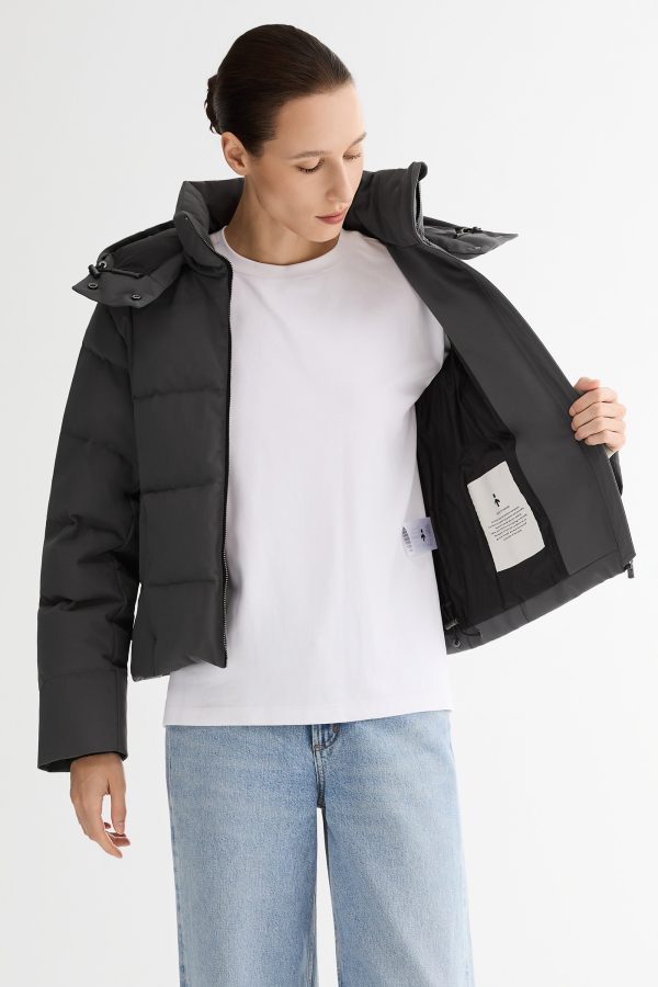 CityForm Short Detachable Hood Down Jacket - Image 27