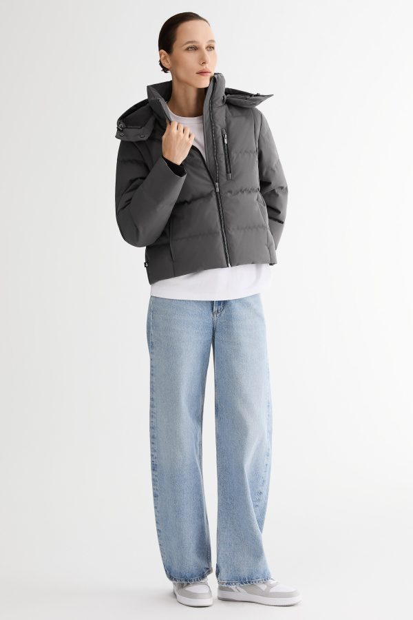 CityForm Short Detachable Hood Down Jacket - Image 33