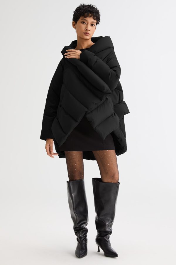 Cloak Puffer Down Coat - Image 11