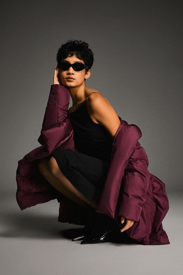 Cloak Puffer Down Coat - Image 6