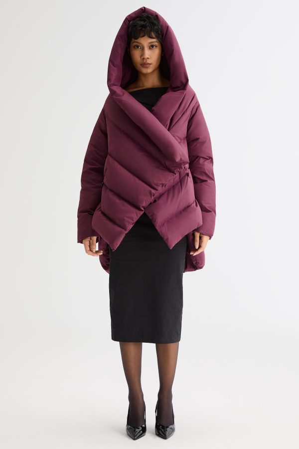 Cloak Puffer Down Coat - Image 5
