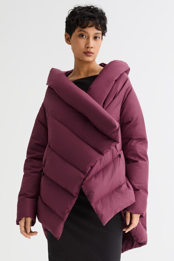 Cloak Puffer Down Coat - Image 2
