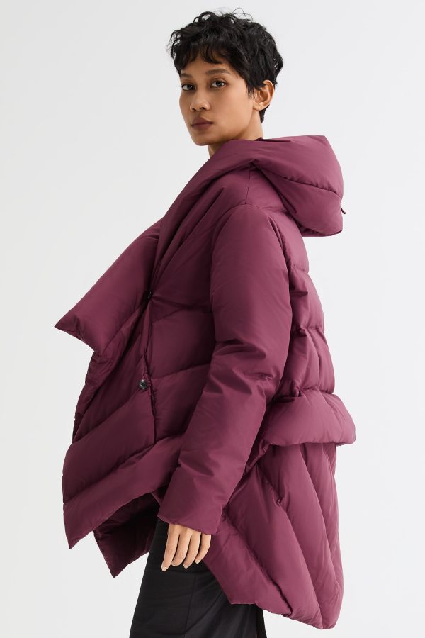 Cloak Puffer Down Coat - Image 9