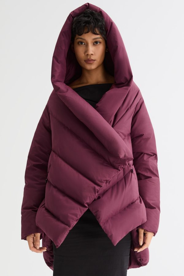 Cloak Puffer Down Coat - Image 4