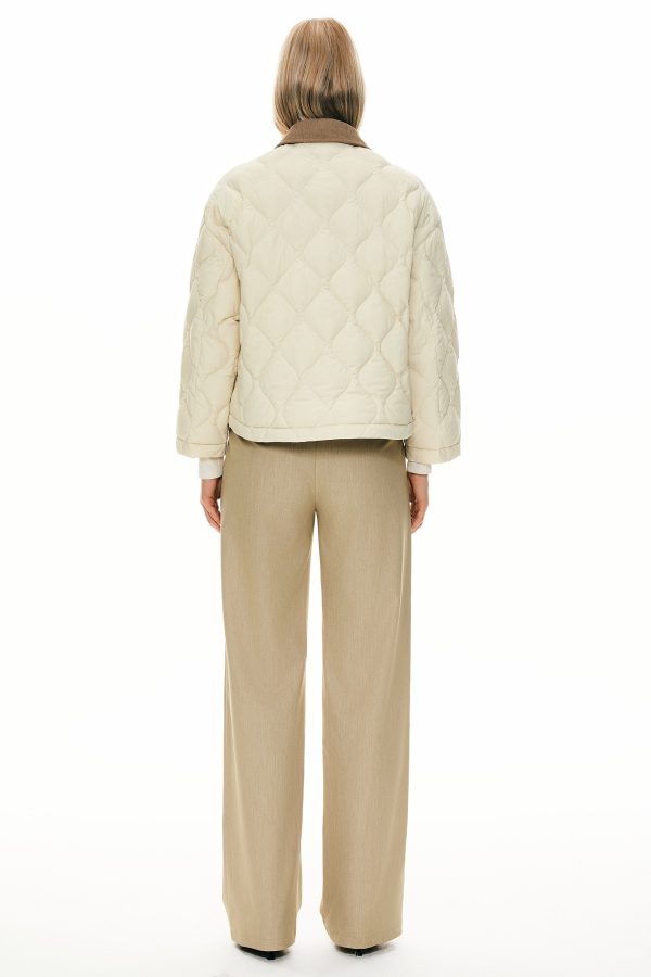 Lightweight Cropped Down Puffer Jacket - Image 7