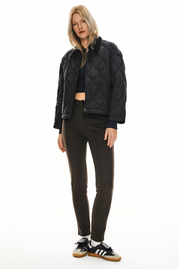 Lightweight Cropped Down Puffer Jacket - Image 26