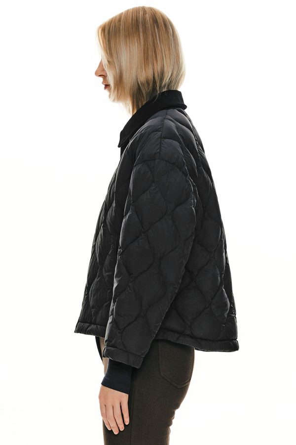 Lightweight Cropped Down Puffer Jacket - Image 27