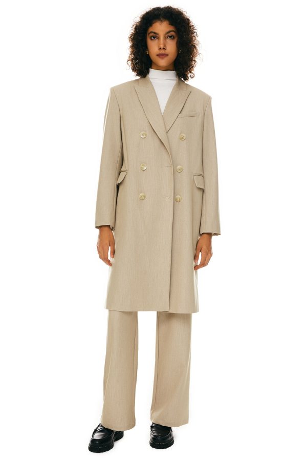 Double-Breasted Suit Blazer - Image 13