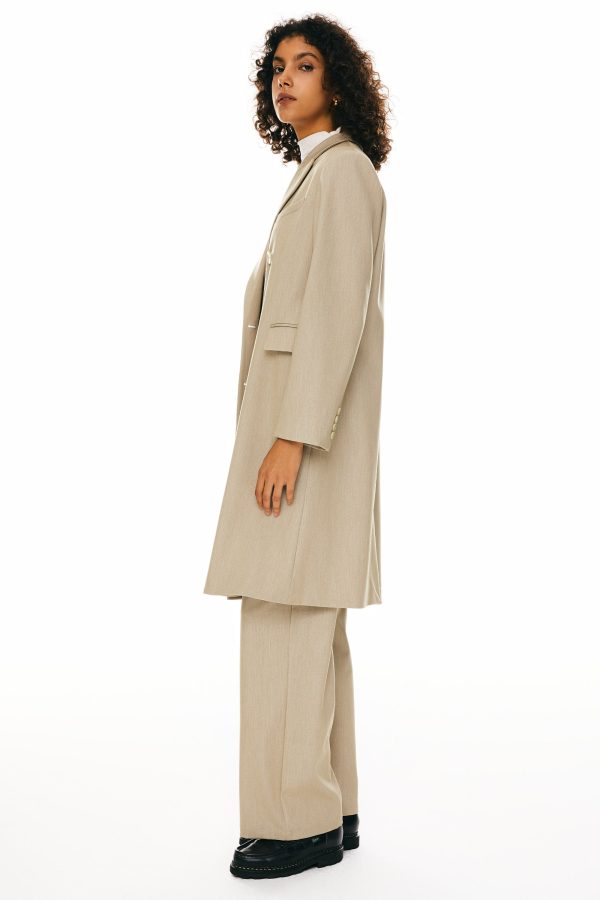 Double-Breasted Suit Blazer - Image 16