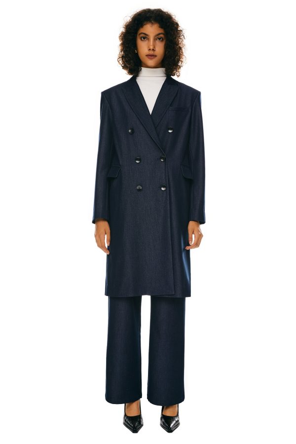 Double-Breasted Suit Blazer - Image 7