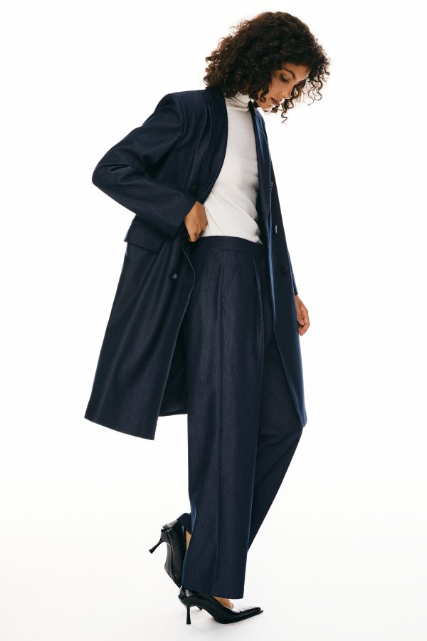 Double-Breasted Suit Blazer - Image 10