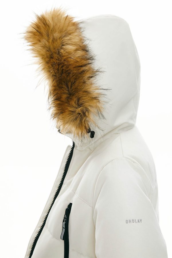 Drawstring Hooded Thickened Down Coat - Image 10