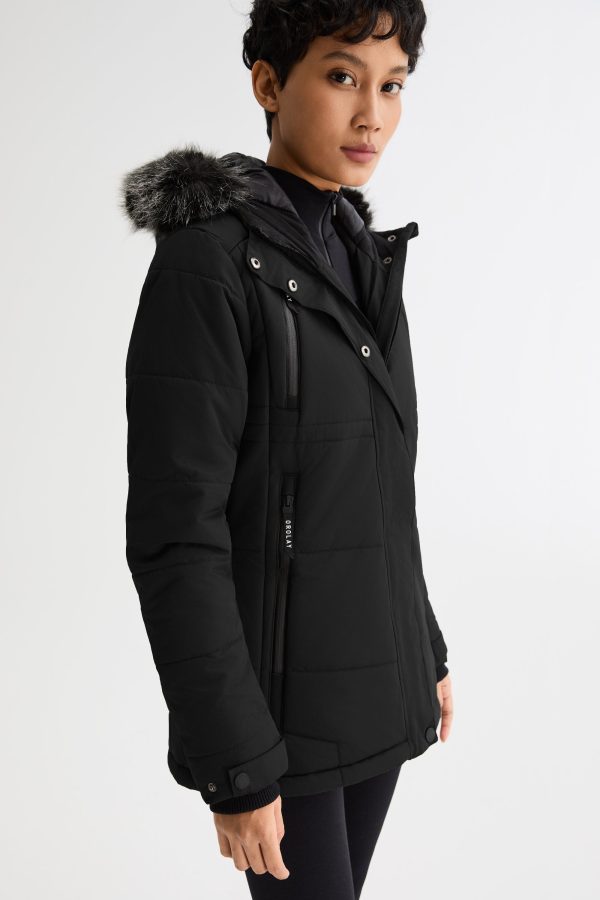 Faux Fur Hooded Mountain Parka Jacket - Image 35