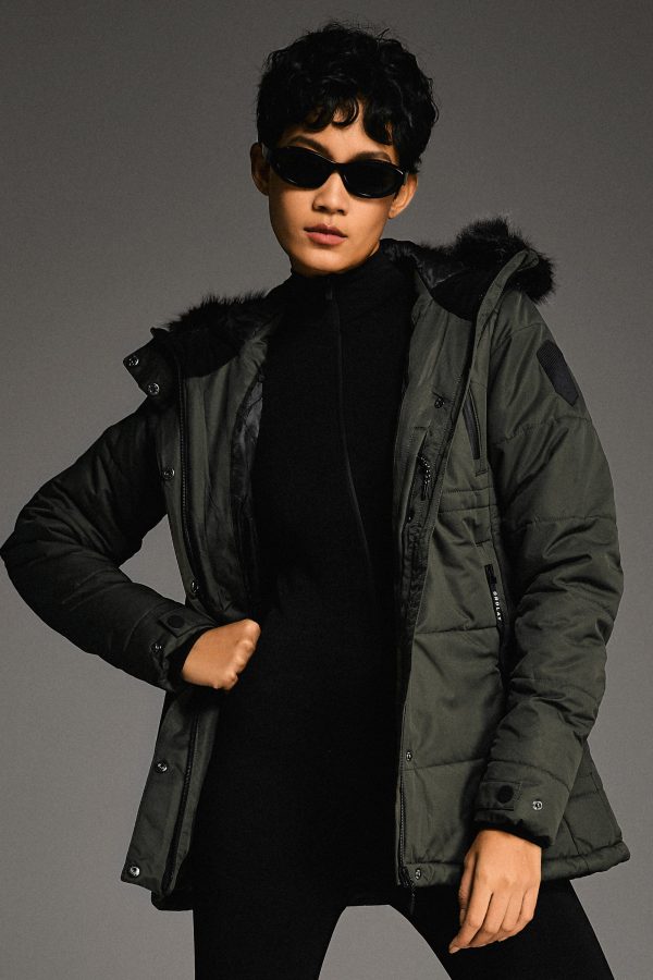 Faux Fur Hooded Mountain Parka Jacket - Image 9