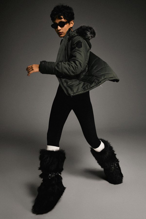 Faux Fur Hooded Mountain Parka Jacket - Image 10