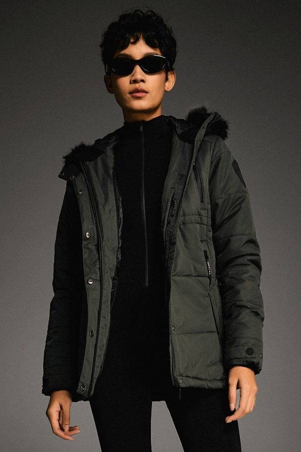 Faux Fur Hooded Mountain Parka Jacket - Image 11