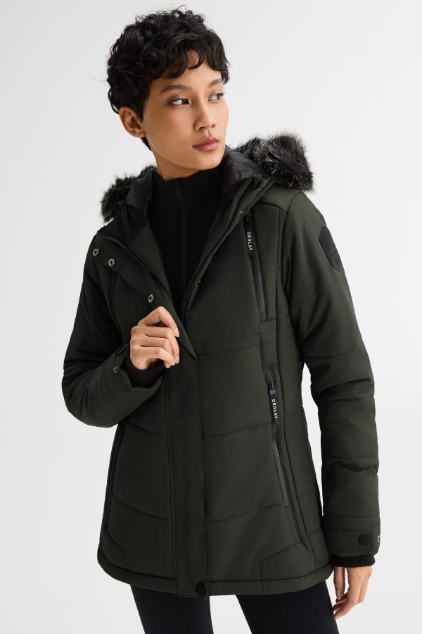 Faux Fur Hooded Mountain Parka Jacket - Image 7