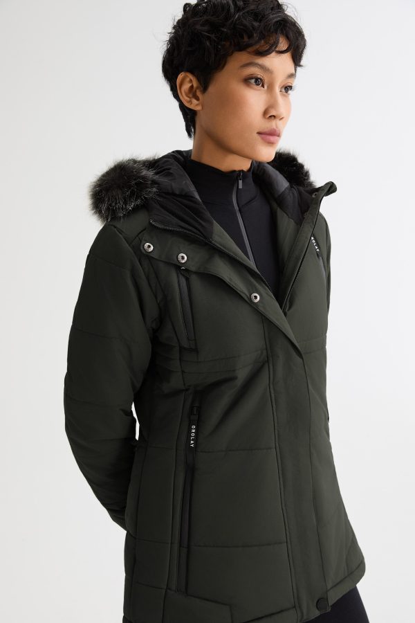 Faux Fur Hooded Mountain Parka Jacket - Image 8