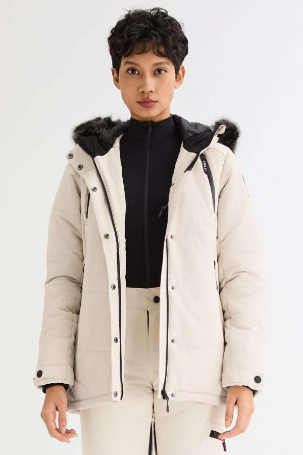 Faux Fur Hooded Mountain Parka Jacket - Image 14