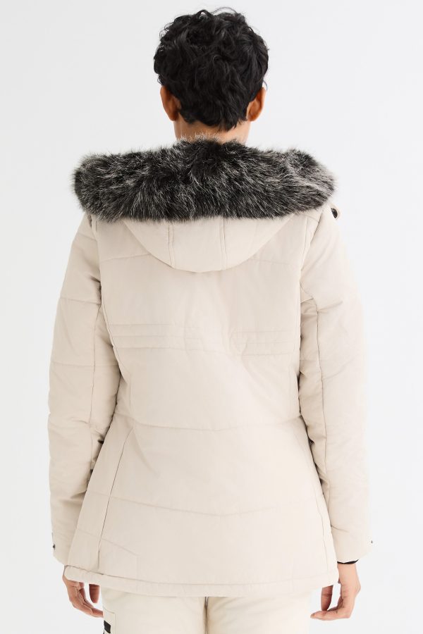 Faux Fur Hooded Mountain Parka Jacket - Image 15
