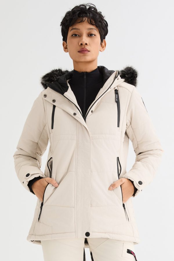 Faux Fur Hooded Mountain Parka Jacket - Image 19
