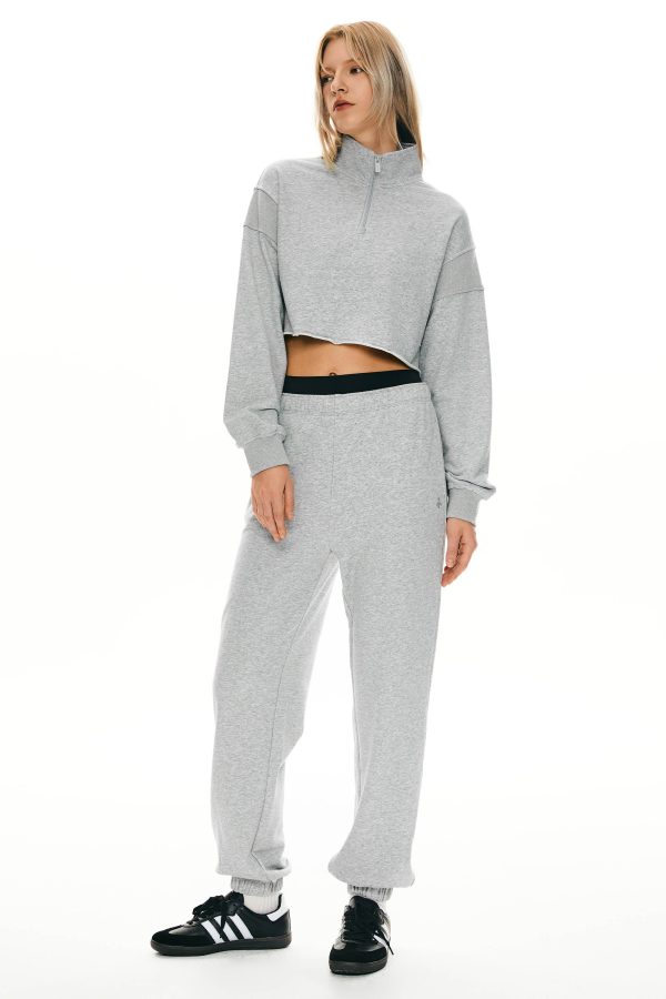 Half Zip Crop Sweatshirts - Image 5