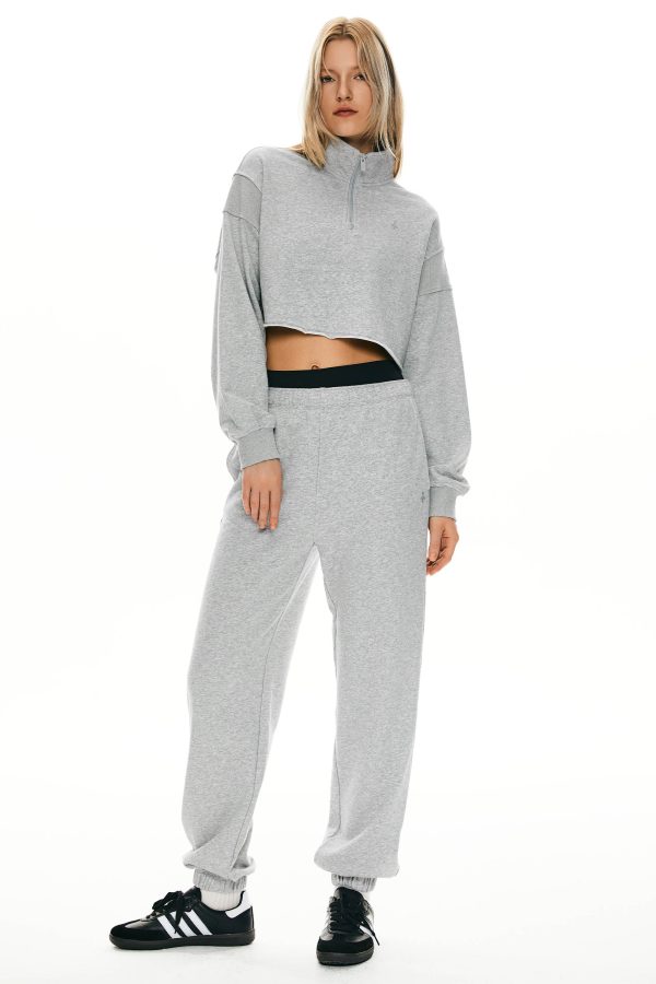 Half Zip Crop Sweatshirts - Image 12