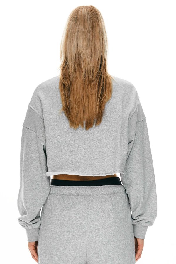 Half Zip Crop Sweatshirts - Image 14