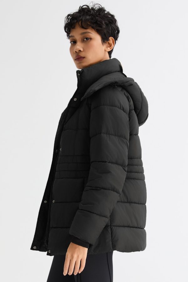 Hooded Quilted Everyday Lyrella Puffer Jacket - Image 3