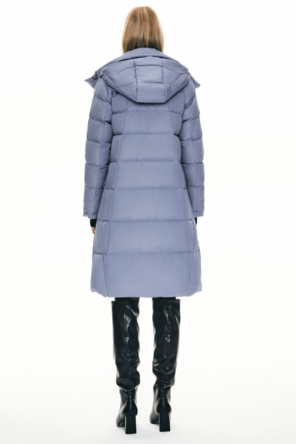 Hooded Winter Two-Way Zipper Down Coat - Image 22