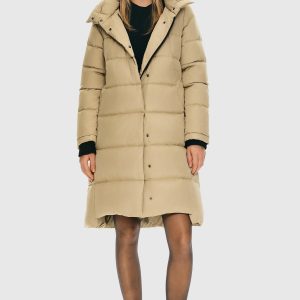 Hooded Winter Two-Way Zipper Down Coat